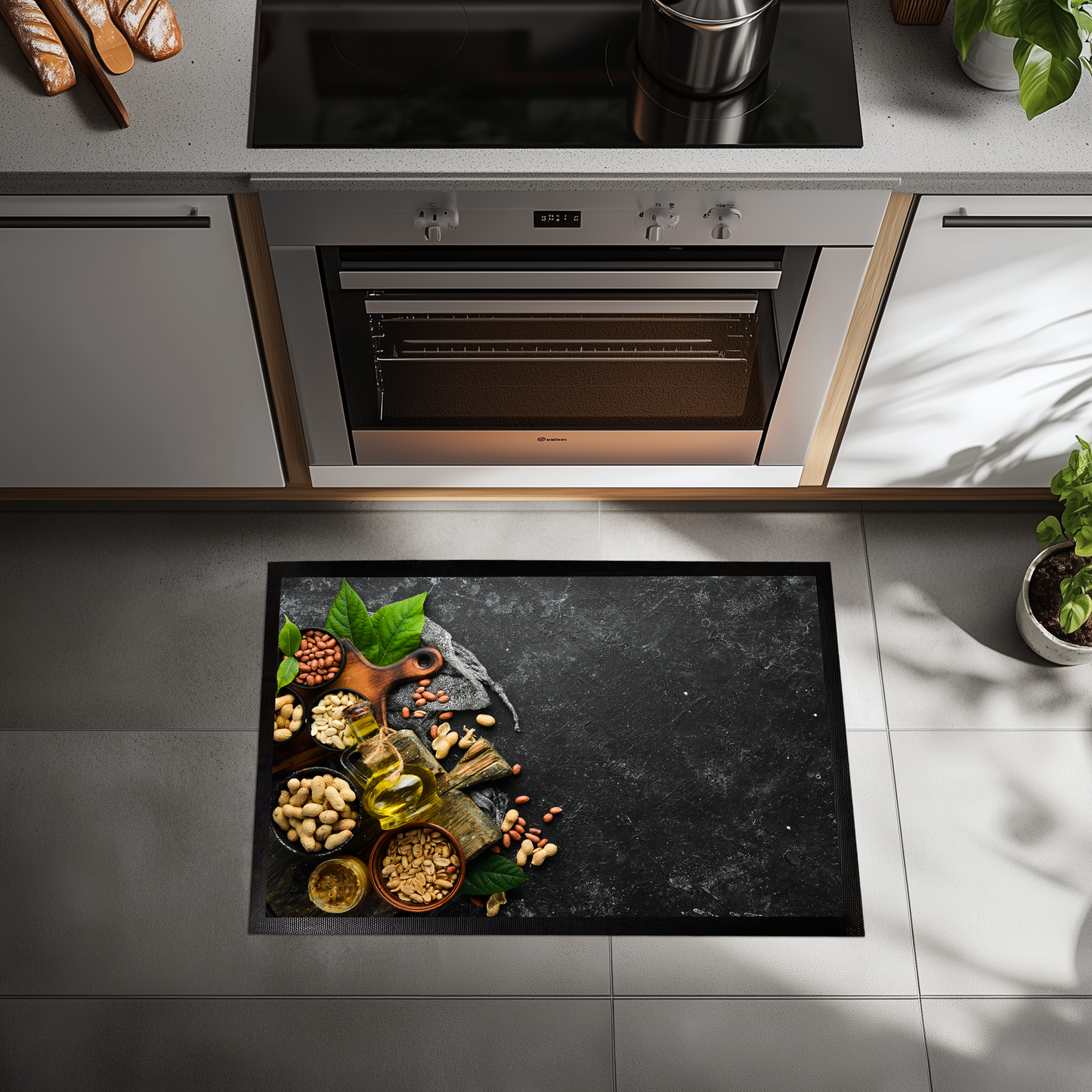 Enhance Your Kitchen with Sleek, Non-Slip Modern Floor Mat