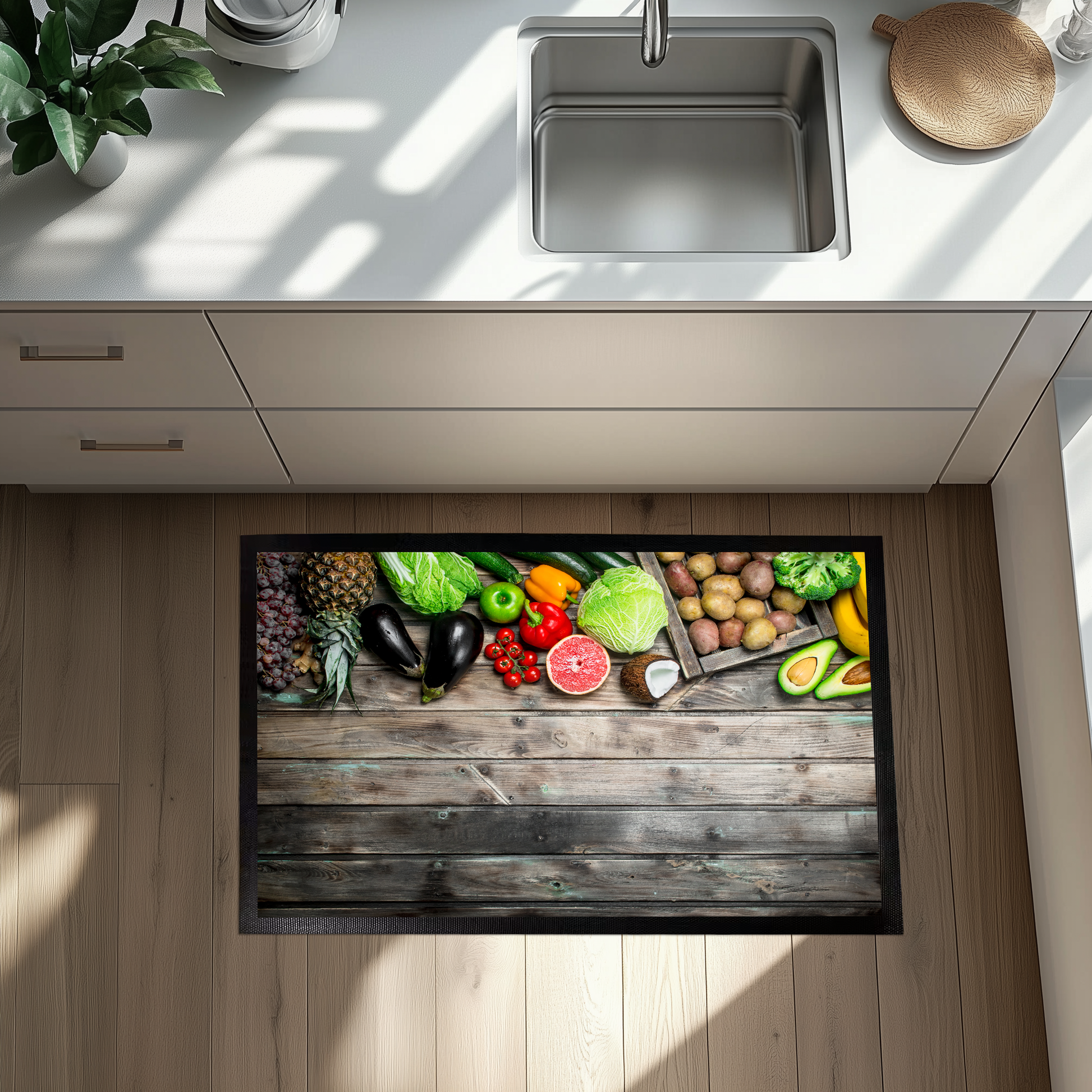 Cozy Kitchen Rug, Modern Mat: The Ultimate Housewarming Gift!