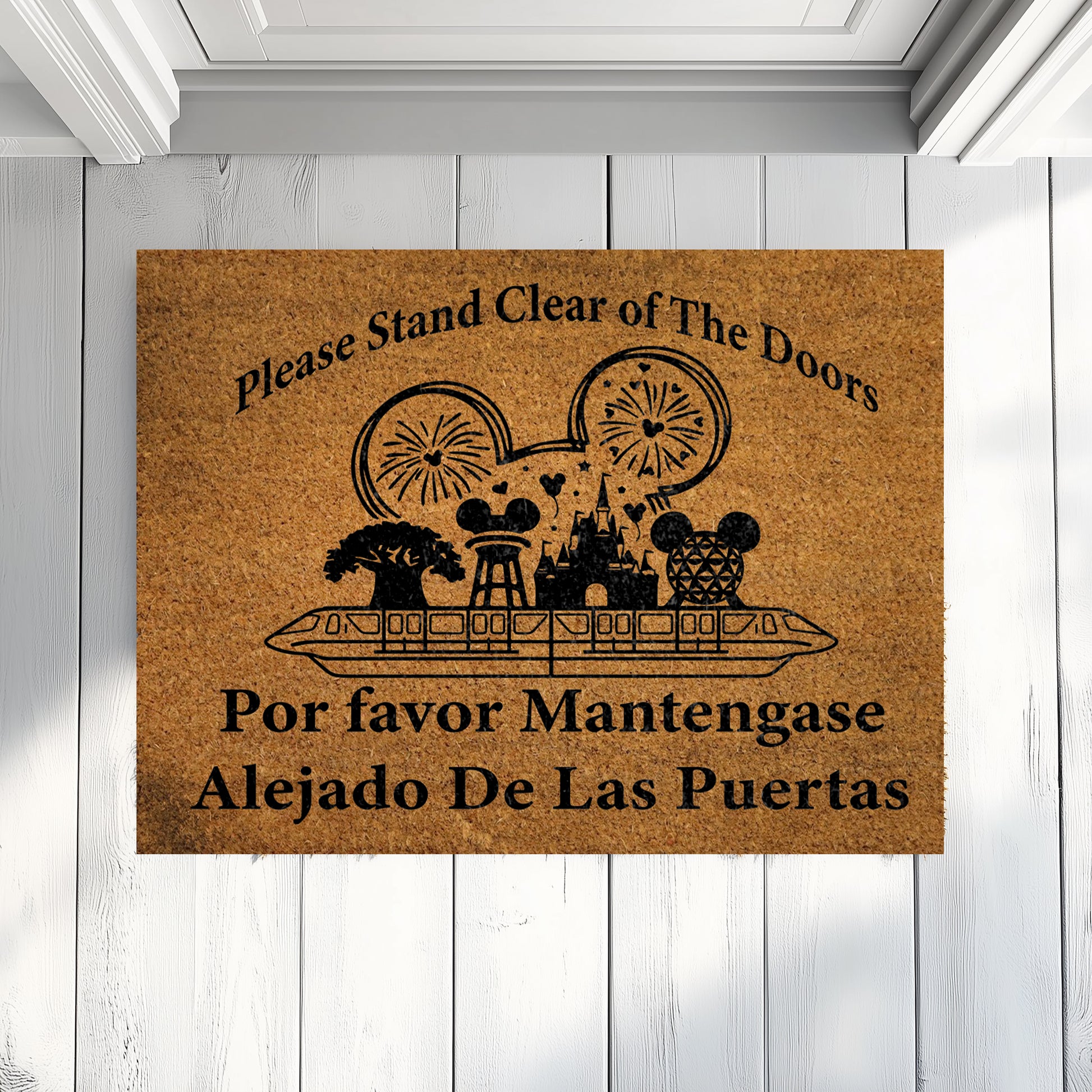 Magical Disney Parks Welcome Mat, Perfect Housewarming Gift!