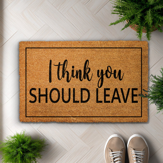 Sarcastic Front Porch Rug, Humorous Housewarming Gift - Shop Now!