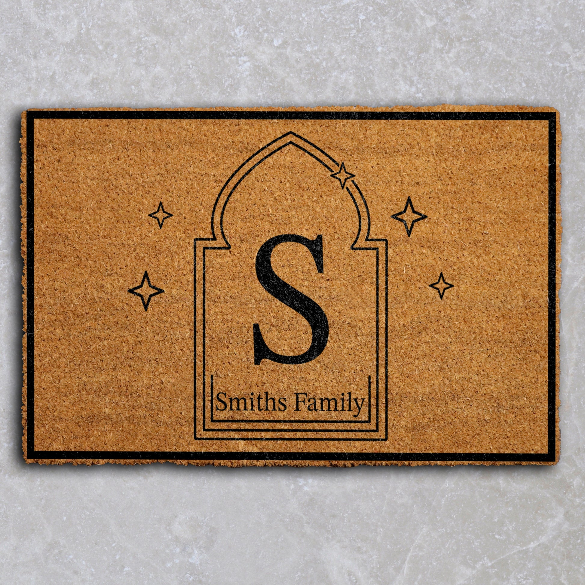 Create a Personalized Couples Monogram Doormat, Perfect New Home Decor