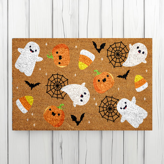 Fun Halloween Doormat, Spooky Fall Rug for Fall Decor