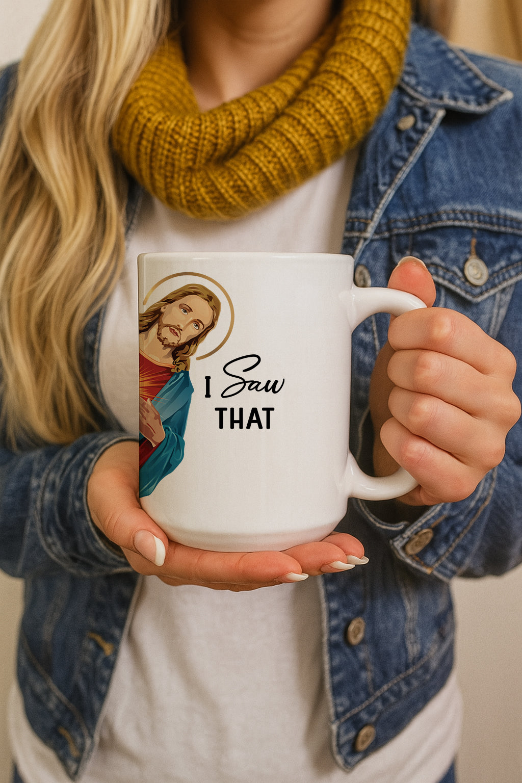 Sarcastic Christian Humor Mug, Biblical Joke Ceramic Cup, Faith Drinkware