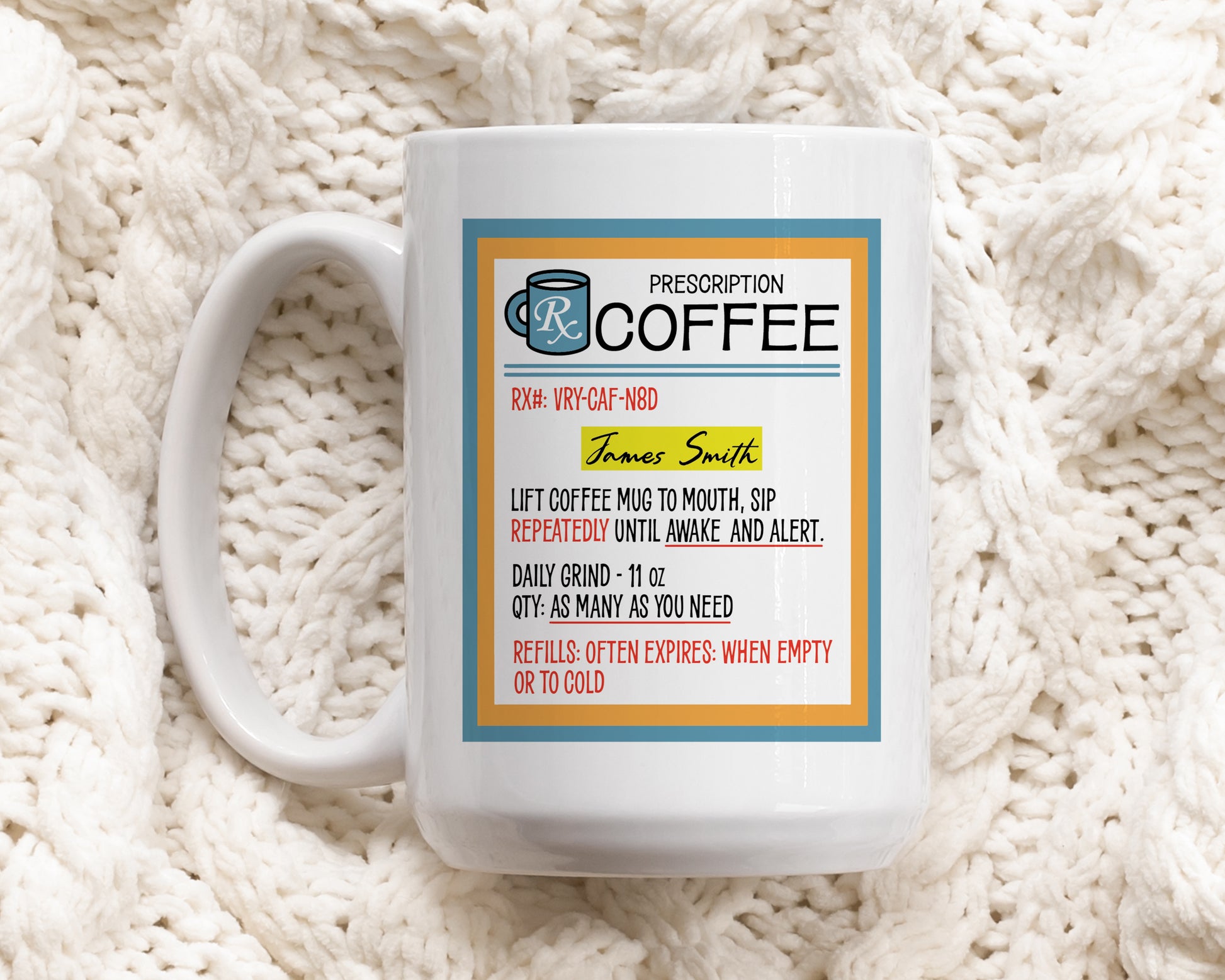 Unique Personalized Doctor-Nurse Ceramic Coffee Mug, Ideal Funny Gift