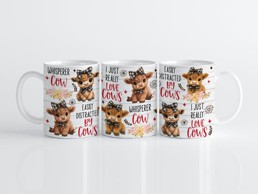 Cow Whisperer Mug, Funny Farm Life Coffee Cup for Cow Lovers