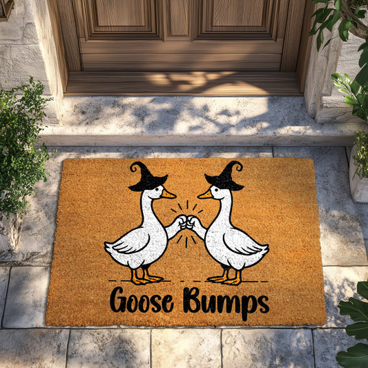 Transform Your Entryway with Witch Hat Silly Goose Fall Decor