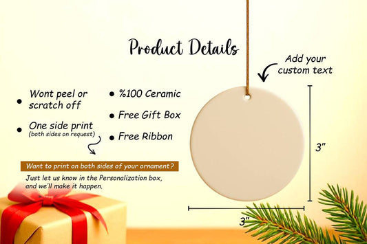 2025 Teacher Appreciation Ornament, Thank You Keepsake on Christmas Tree