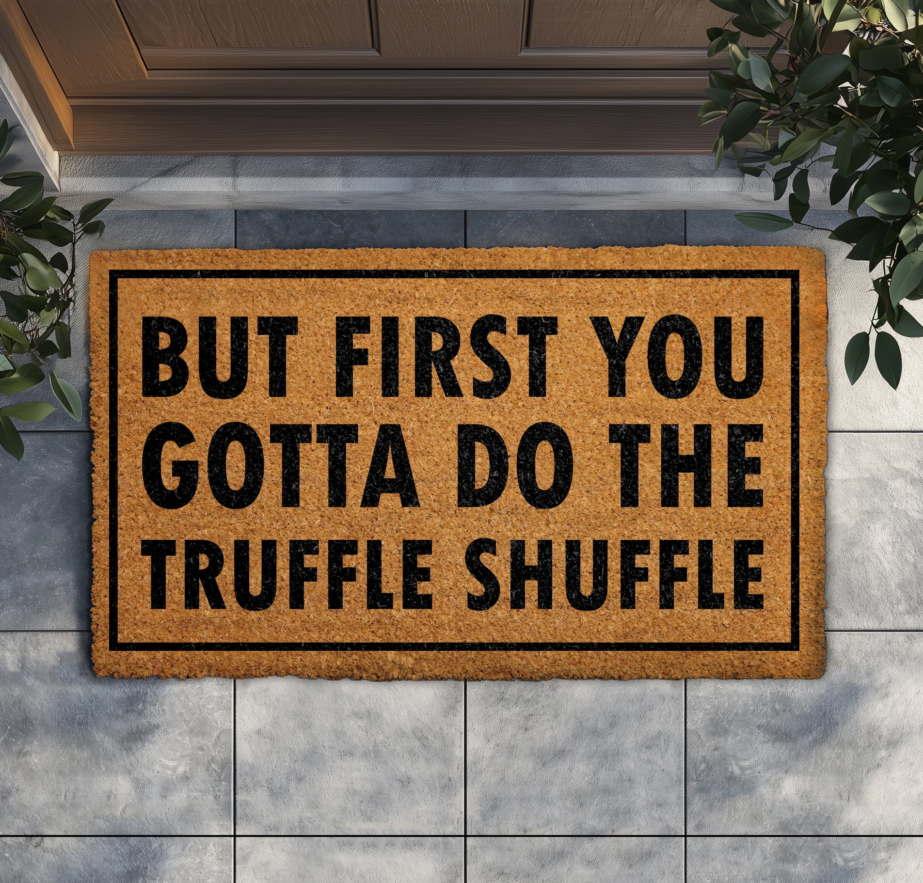 Quirky Coco Doormat: Retro Movie Quotes Rug for Housewarming Fun