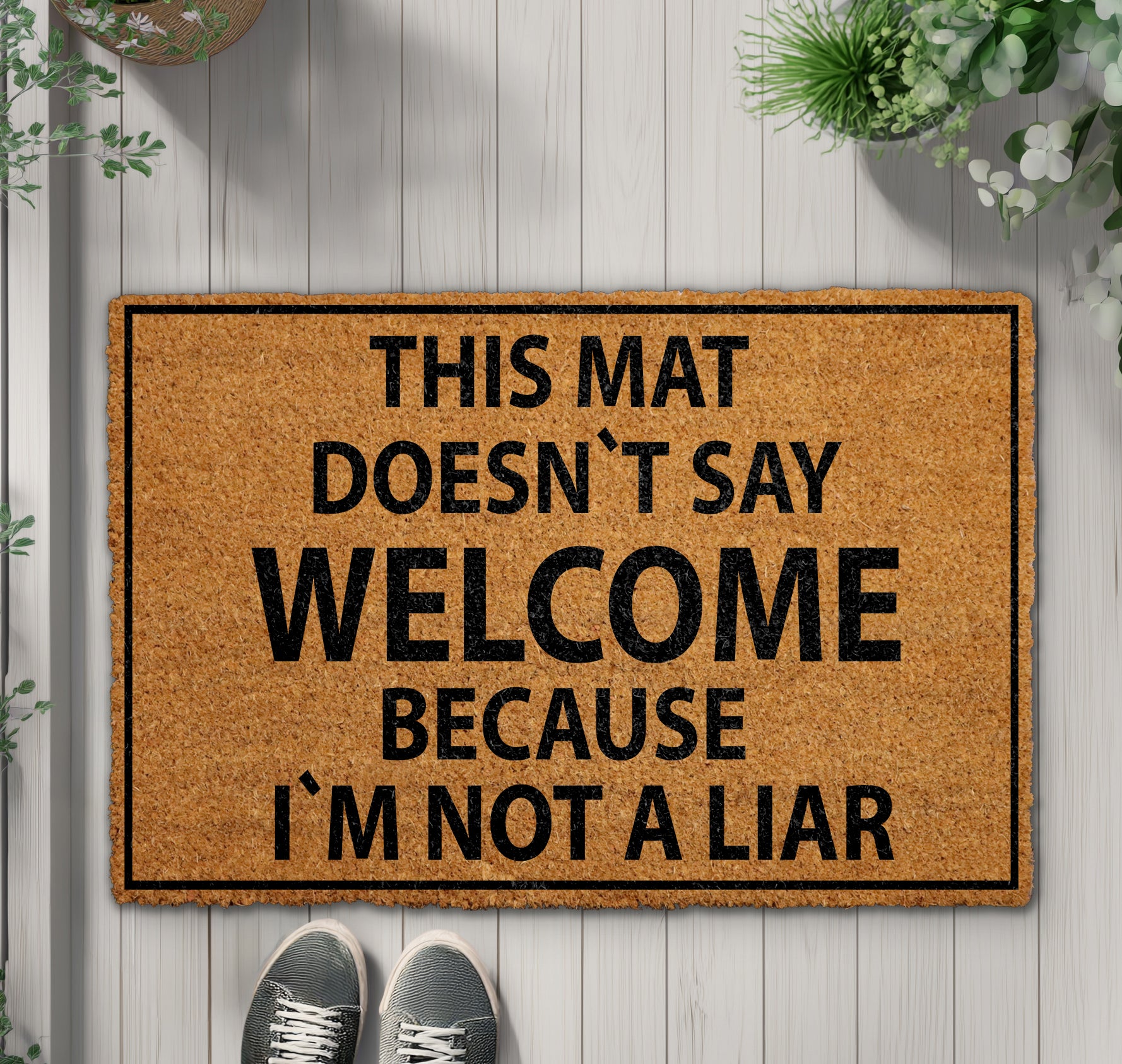 Not Your Typical Welcome Mat: Funny, Anti-Social, Sarcastic Coco