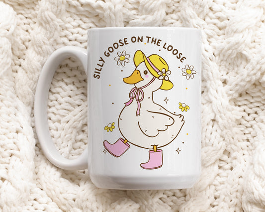 Whimsical Goose Gift, Funny Animal Lover Cup for Her or Him