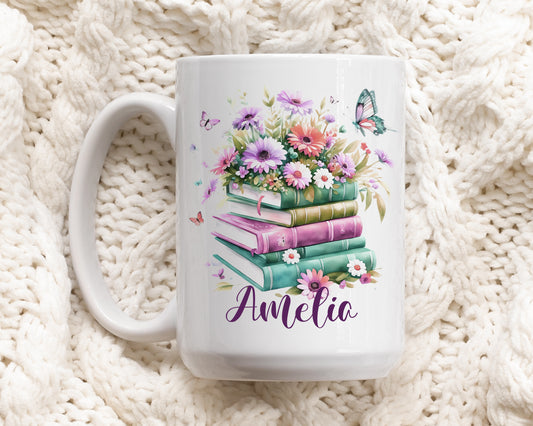 Book Lover Coffee Mug, Library Tea Cup - Perfect Gift!