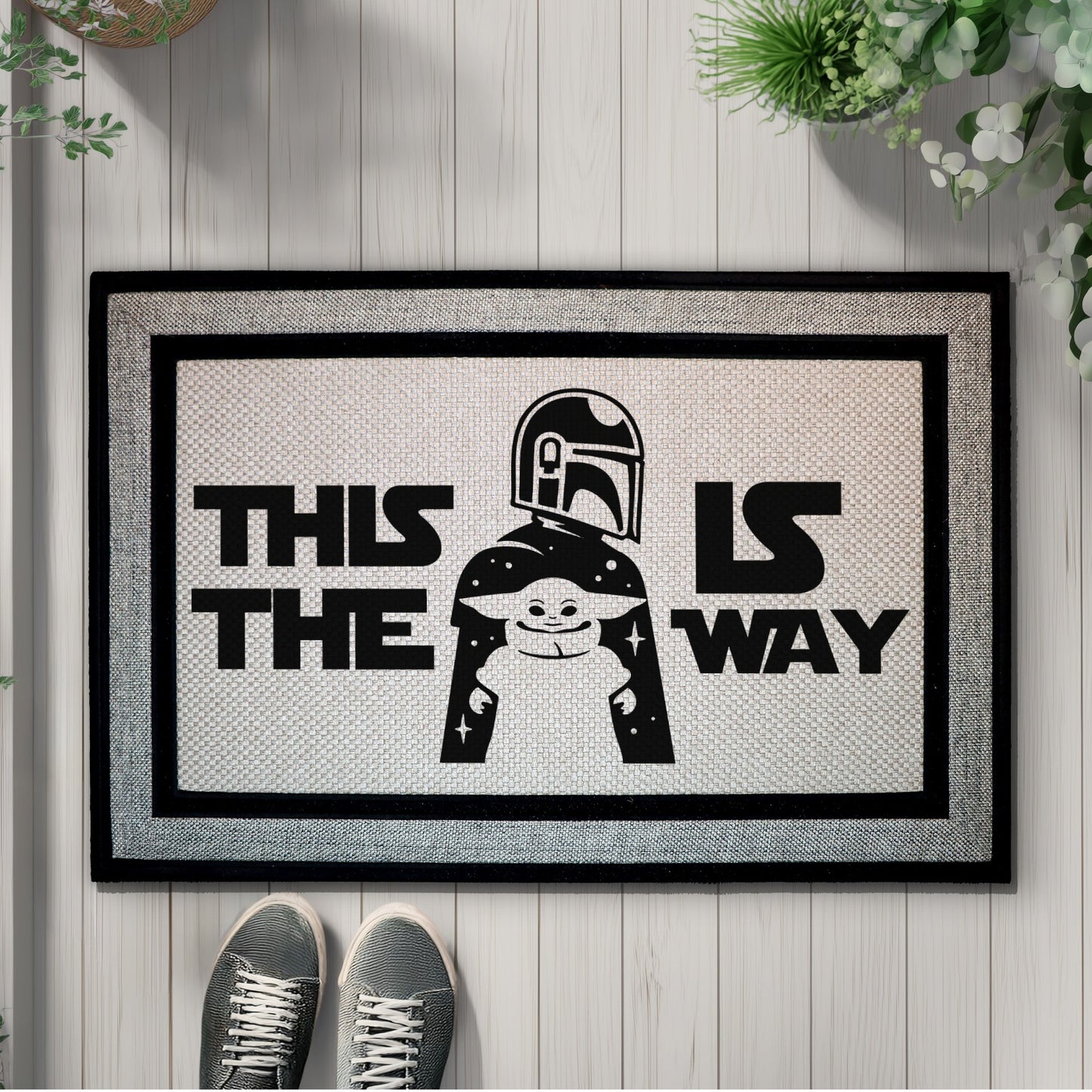 Elevate Your Entryway with Our Star Wars-Inspired Welcome Mat