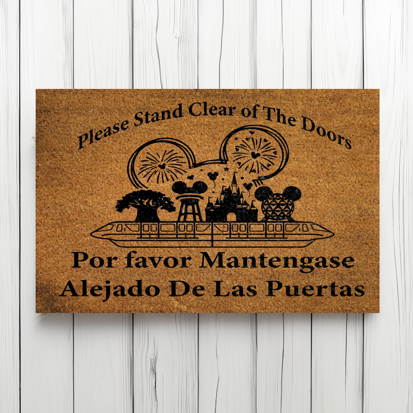 Magical Disney Parks Welcome Mat, Perfect Housewarming Gift!