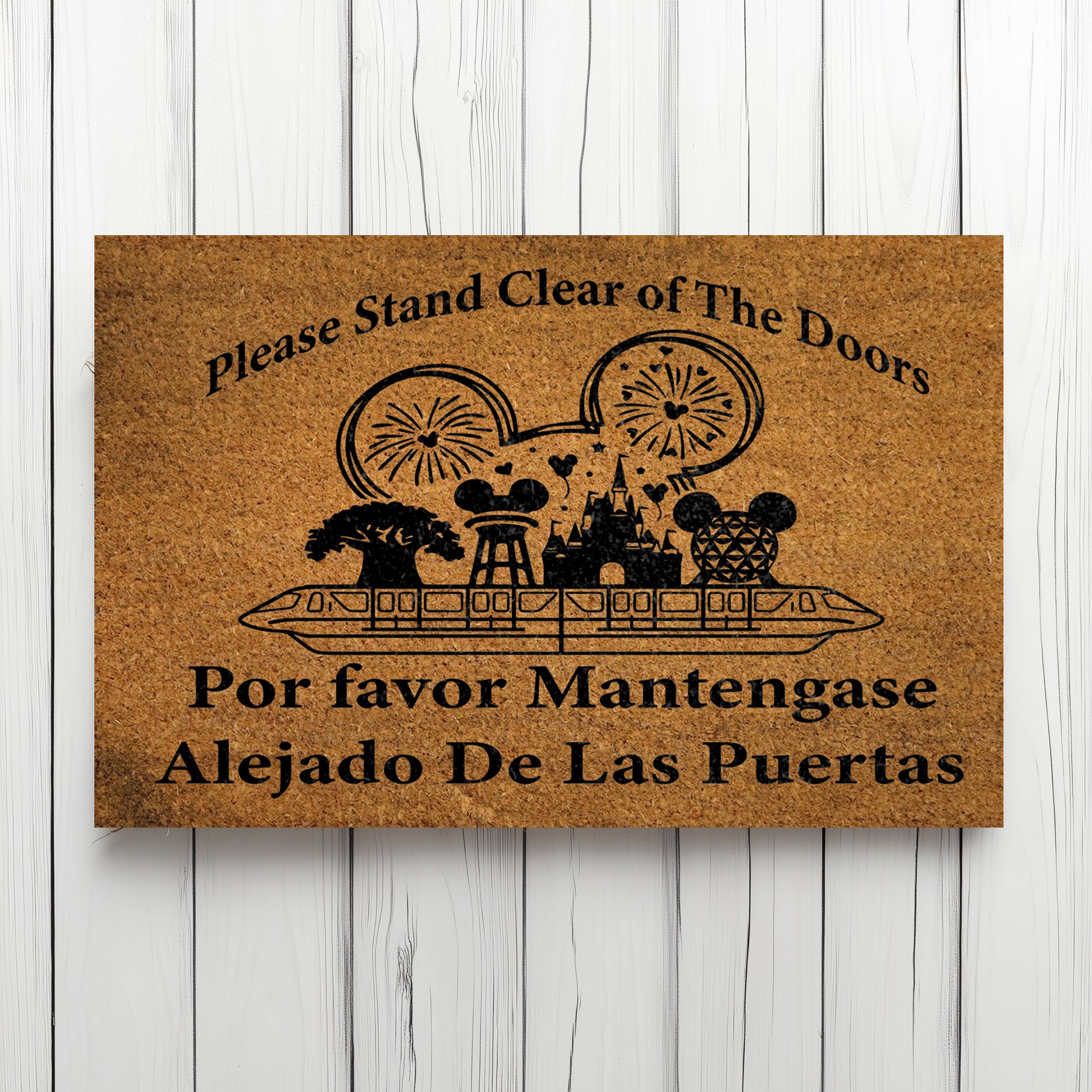 Magical Disney Parks Welcome Mat, Perfect Housewarming Gift!