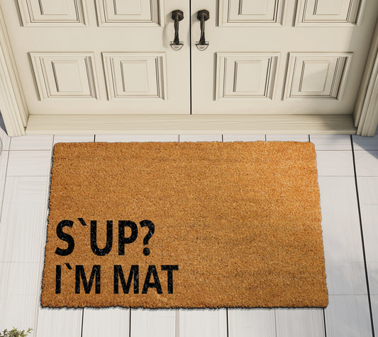 Mat Coco Doormat: Funny, Unique, Conversational Outdoor Greeting Rug