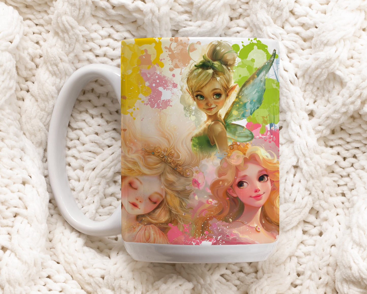 Charming Disney Princess Mug, Snow White & Merida Tea Cup