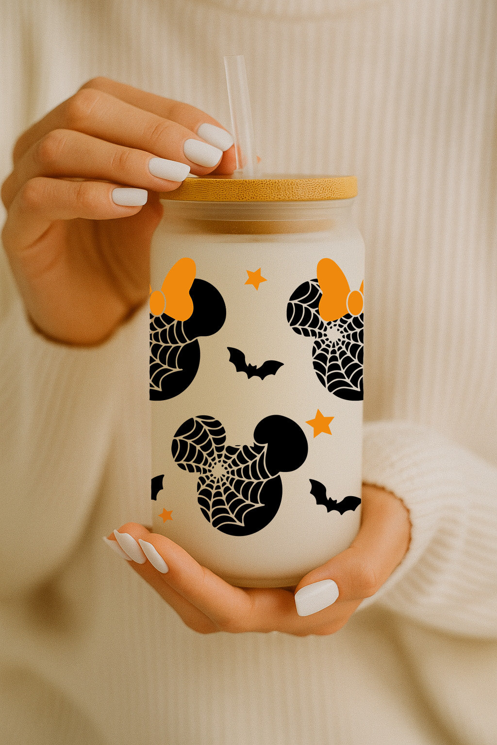 Mickey, Minnie Disney Halloween Can Tumbler - Spooky Season Giftware