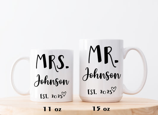 Custom Wife Tea Cup, Personalized Wedding Mug - Perfect Gift!