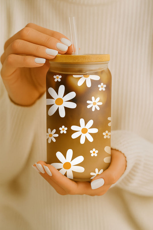 Floral Smoothie, Country Girl Eco Tumbler, Cute Iced Coffee Cup