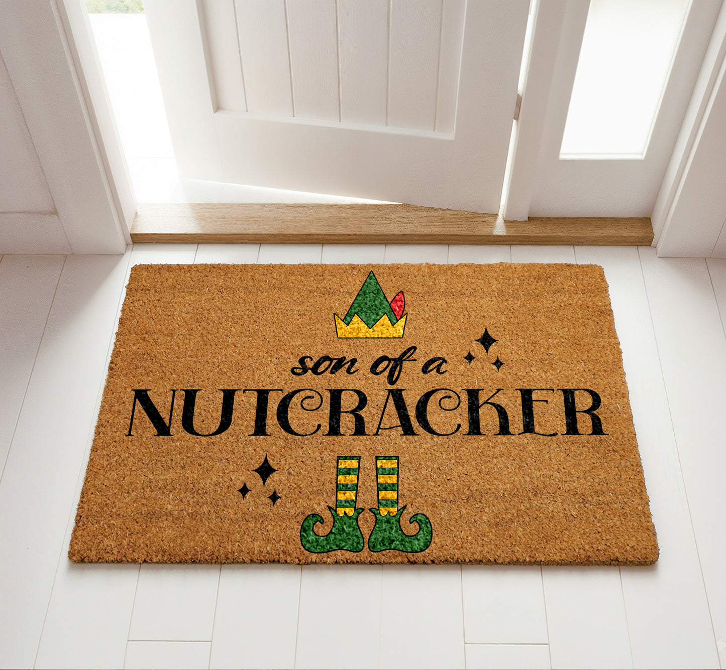 Spread Holiday Cheer with a Funny Christmas Doormat & Gift