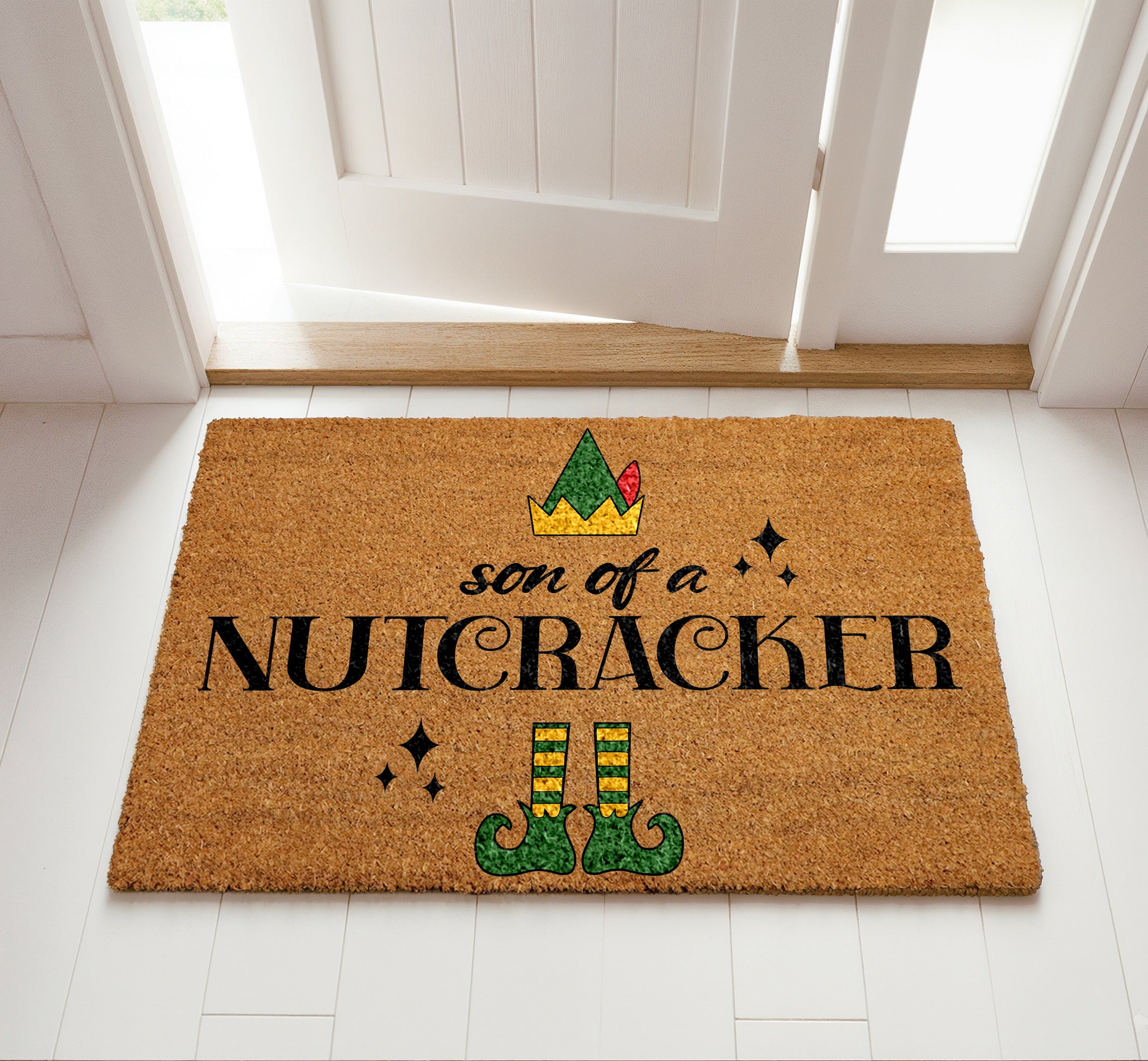 Spread Holiday Cheer with a Funny Christmas Doormat & Gift