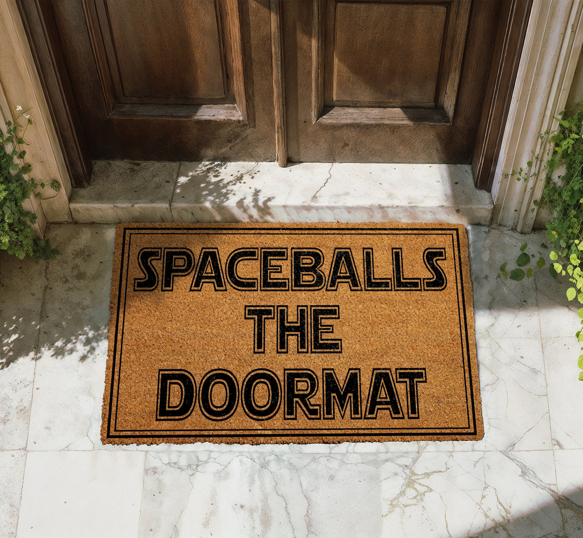 Spaceballs Doormat: Sci-Fi Themed Comedy Welcome Mat for Housewarming
