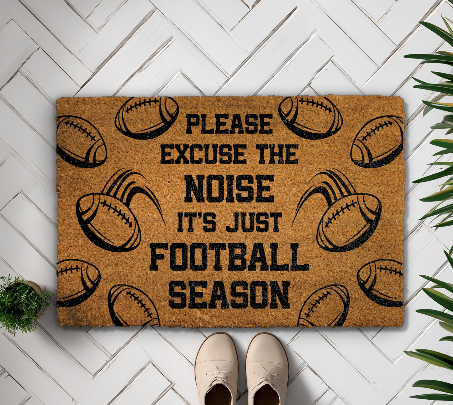 Football Season Doormat: For The Ultimate Sports Fan Home Decor