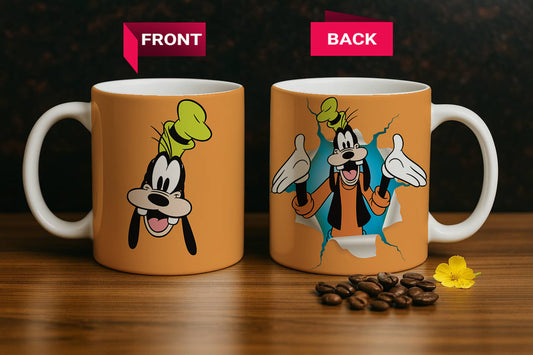 Colorful Mickey And Friends Group Ceramic Mug, Perfect Disney Family Gift