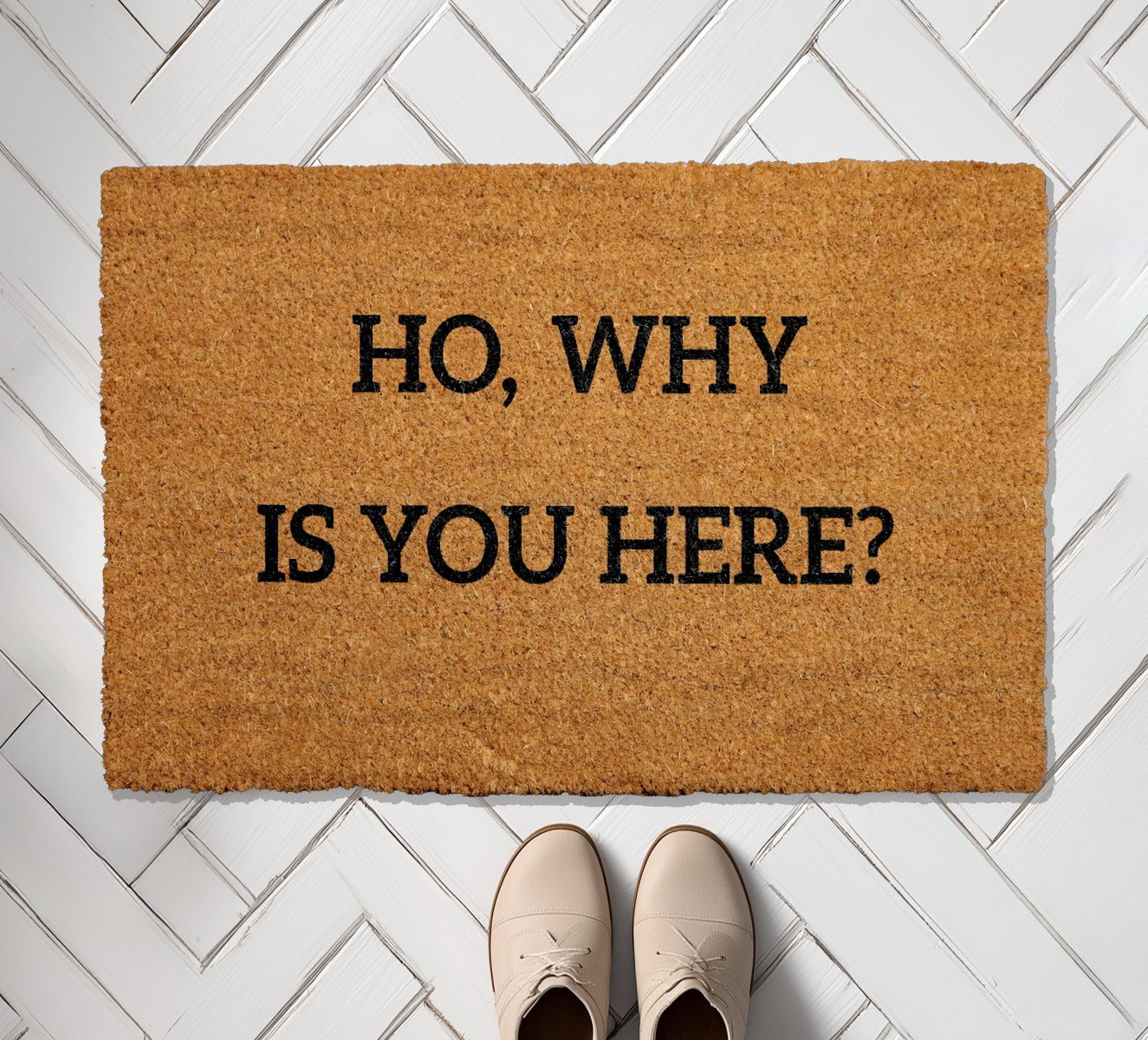 Humorous Doormat: Rude & Sarcastic Front Porch Rug for Home