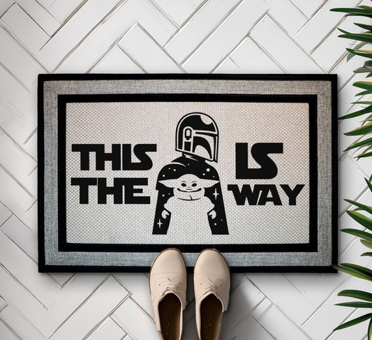 Elevate Your Entryway with Our Star Wars-Inspired Welcome Mat