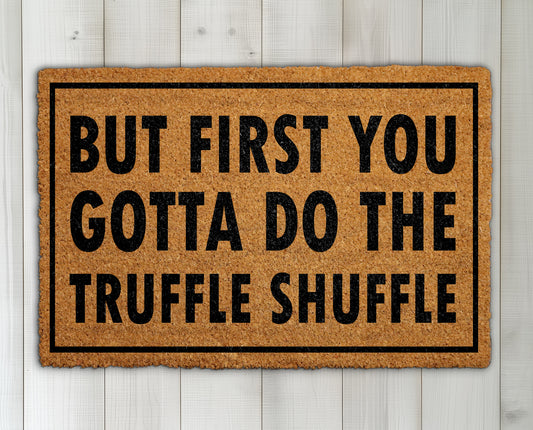 Quirky Coco Doormat: Retro Movie Quotes Rug for Housewarming Fun