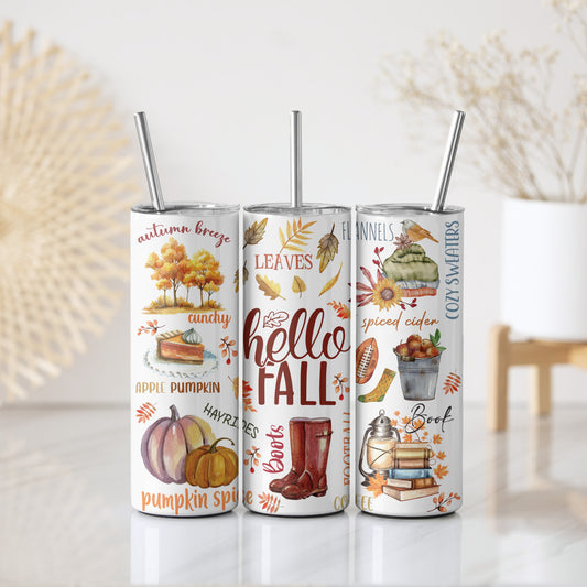 Autumn Love Tumbler: Cozy, Chic, Perfect Gift for Fall Vibes