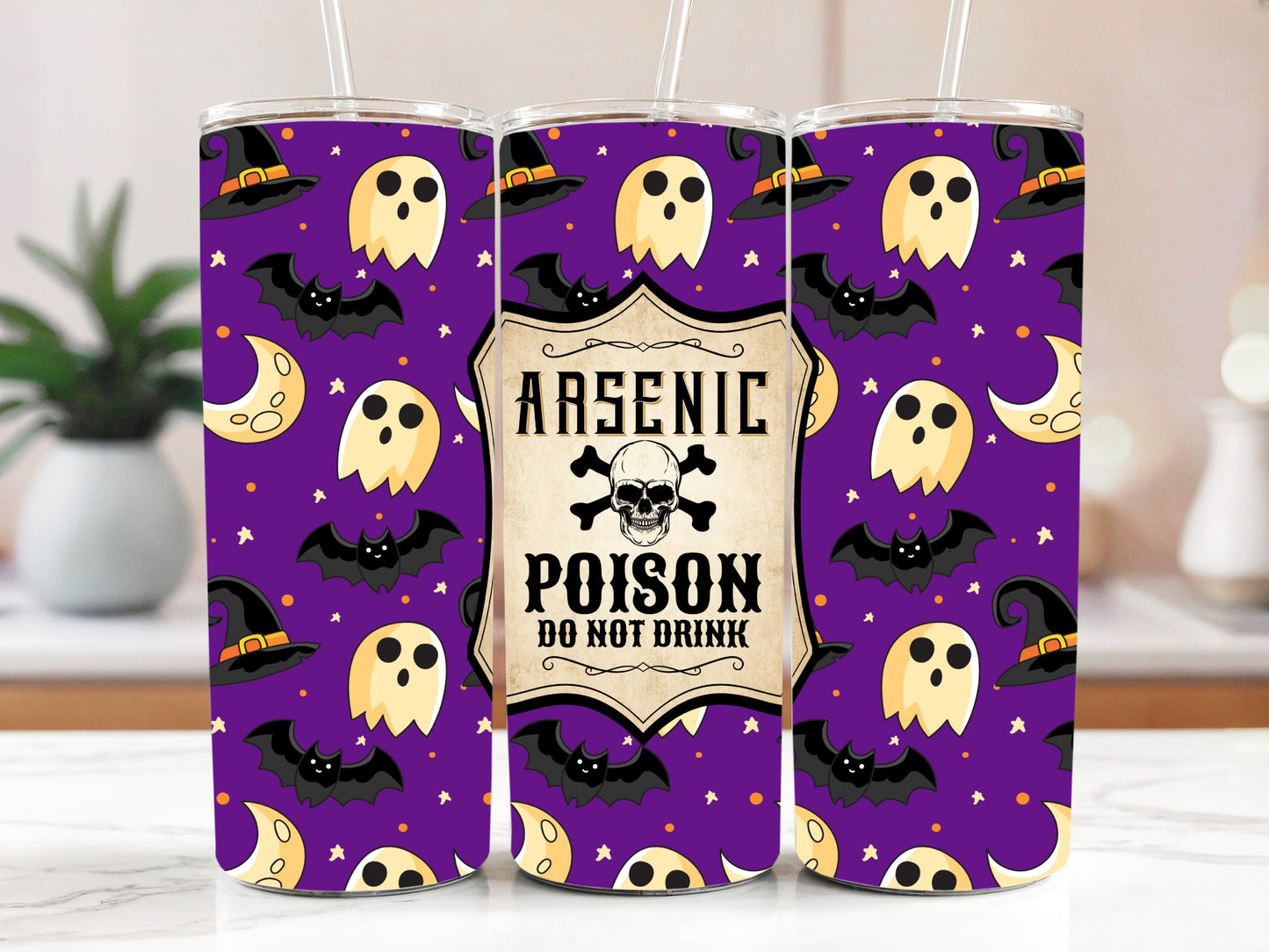 Adorable Halloween Tumbler, Spooky Steel Water Bottle, Fun Kids Drinkware