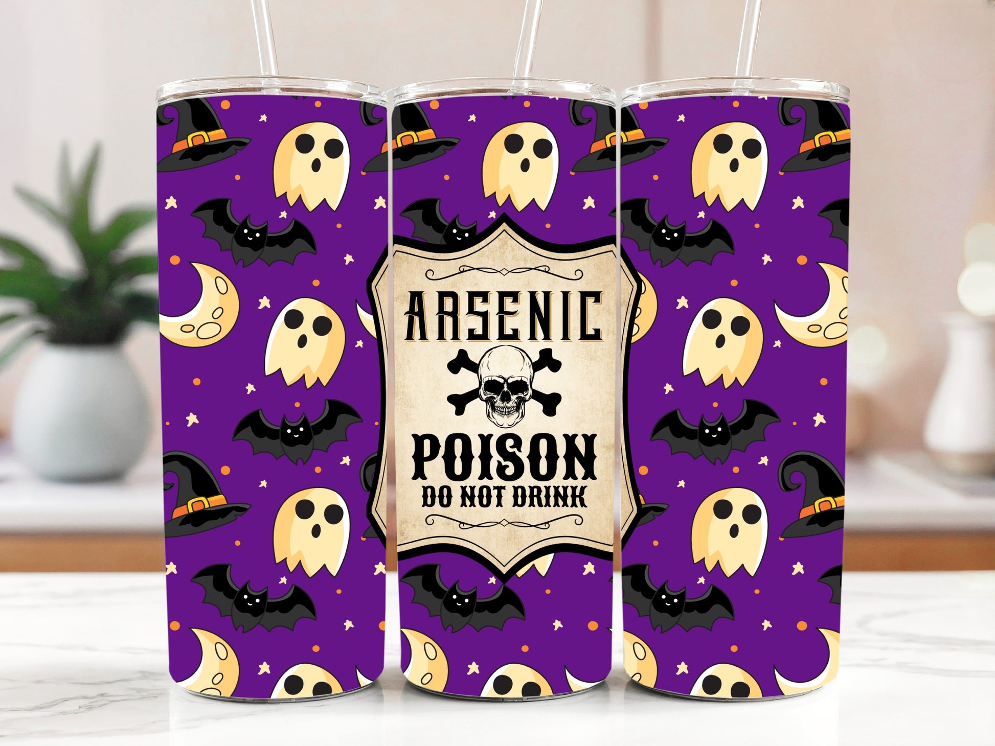 Adorable Halloween Tumbler, Spooky Steel Water Bottle, Fun Kids Drinkware