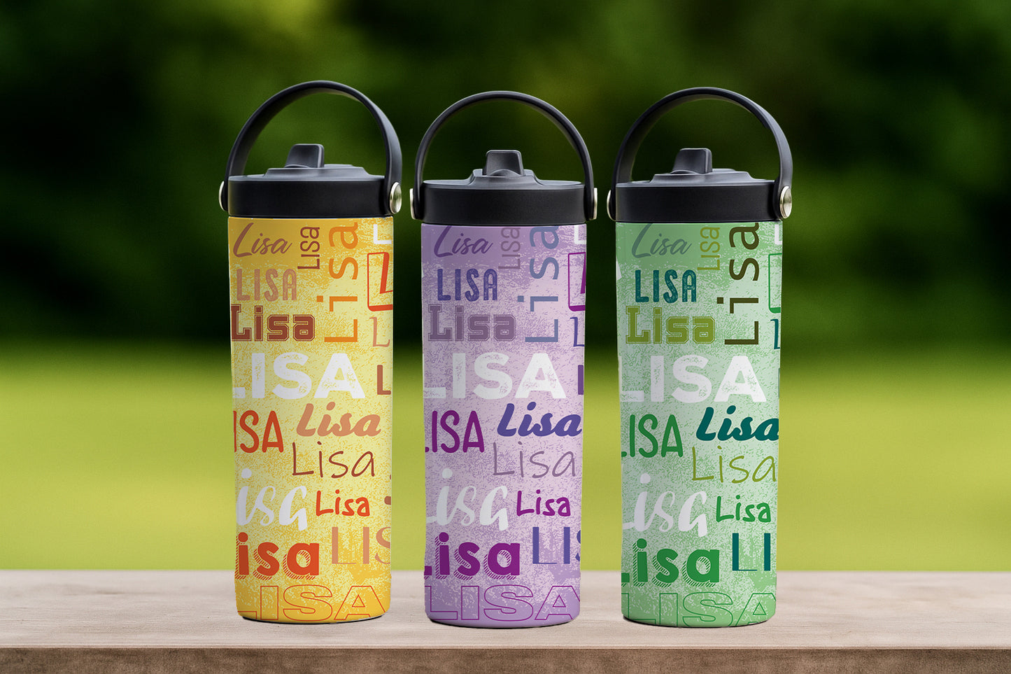Personalize Your Steel Gym Bottle, Colorful Tumbler, BFF Matching Gift