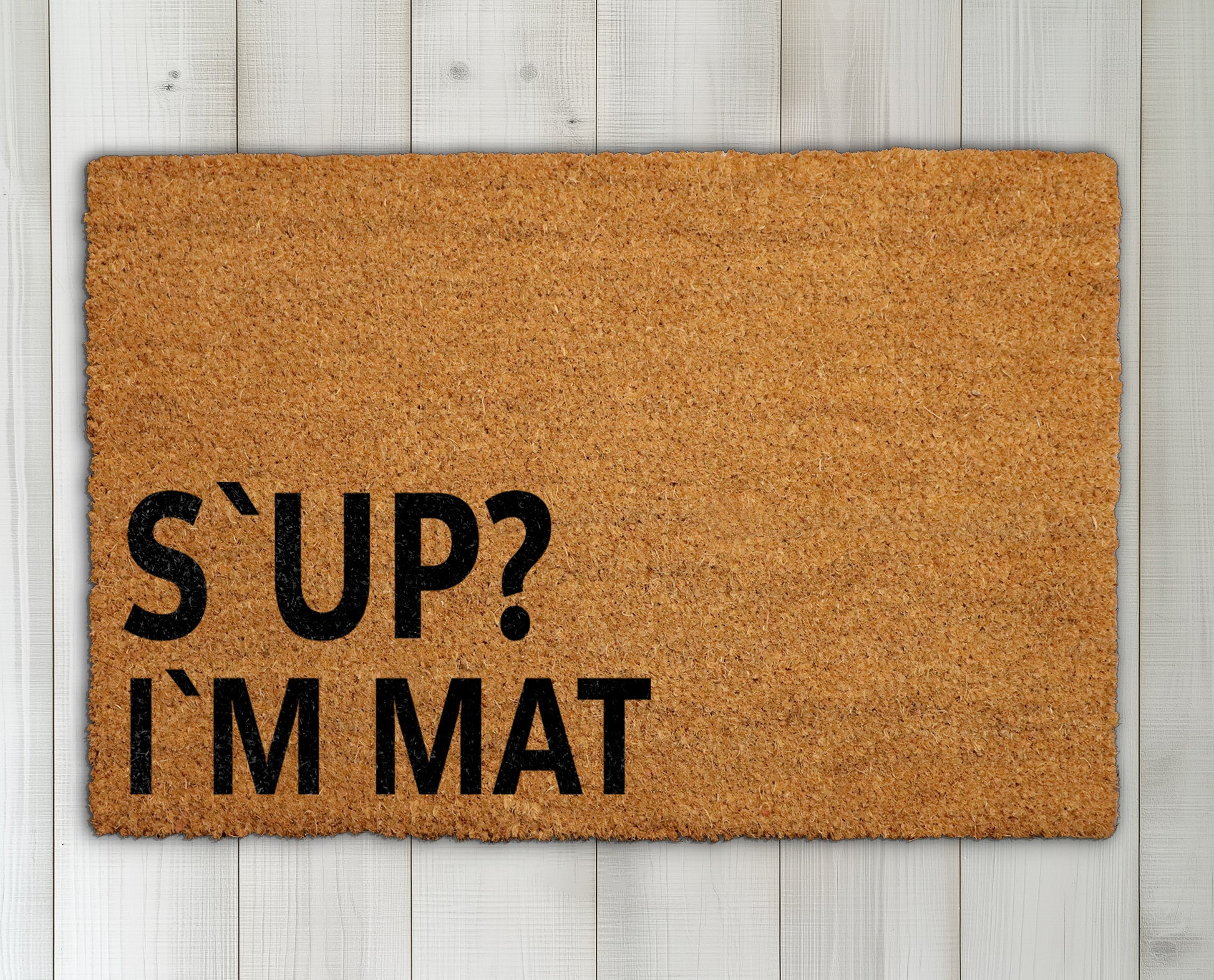 Mat Coco Doormat: Funny, Unique, Conversational Outdoor Greeting Rug
