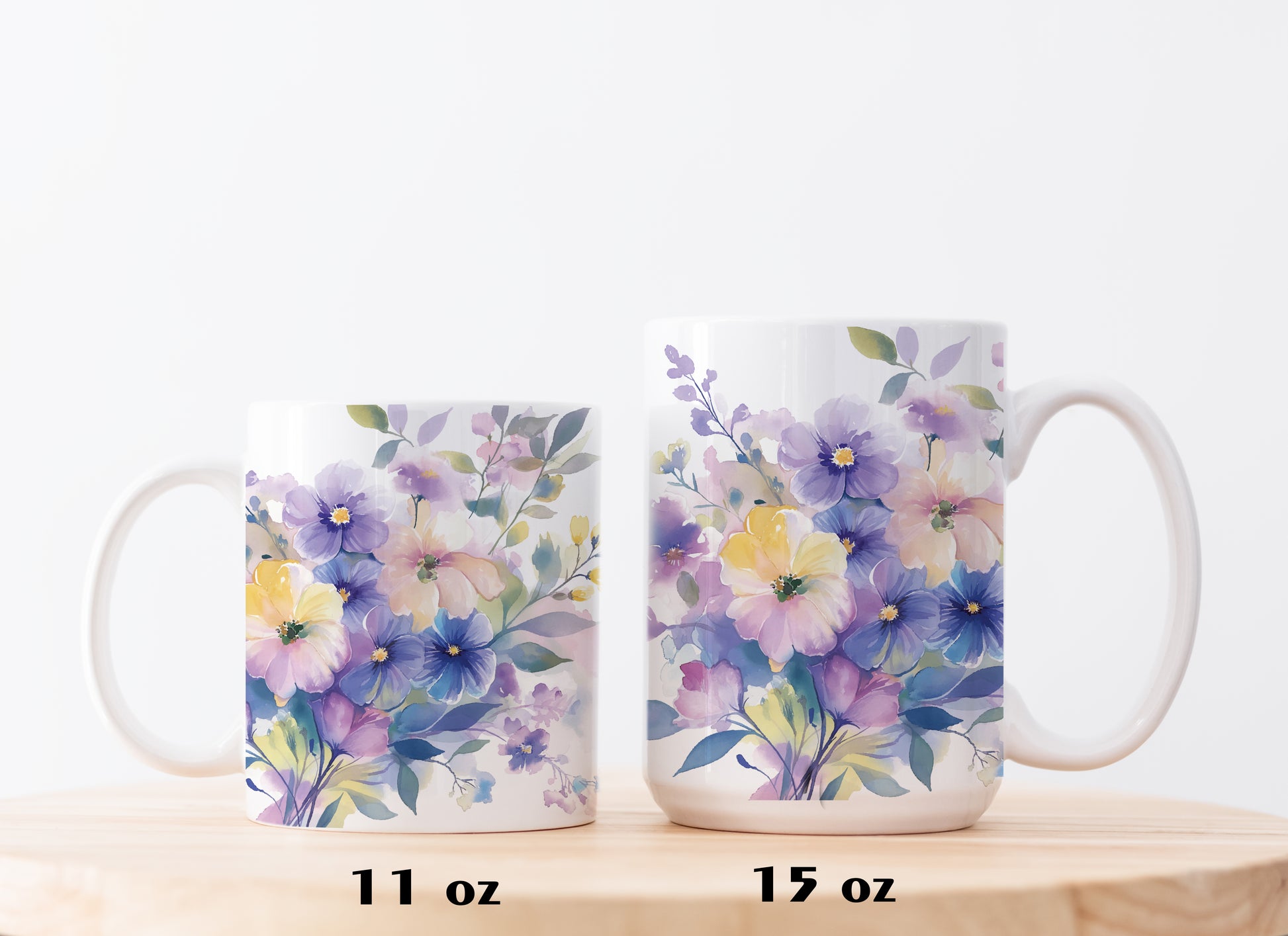 Flower Mama Tea Cup, Custom Mother's Day Pottery Mug Gift