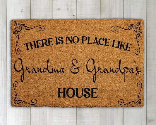 Grandparents Welcome Mat: Cozy Home Decor Gift for Nana & Papa