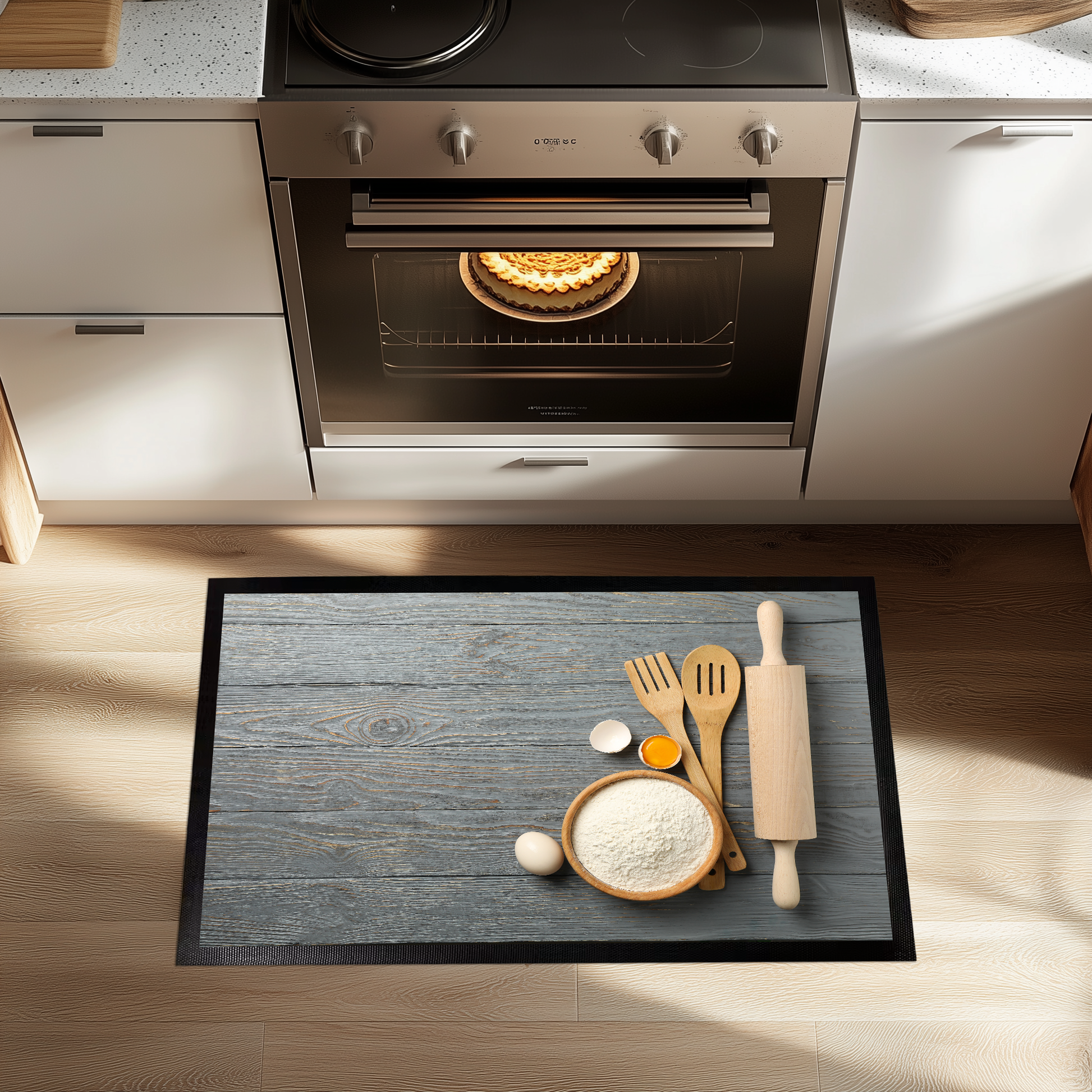 Enhance Your Kitchen with Modern, Sleek, Cozy Floor Mat