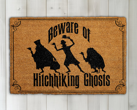 Gothic Disney Fan Doormat: Spooky Season Halloween Home Decor Gift