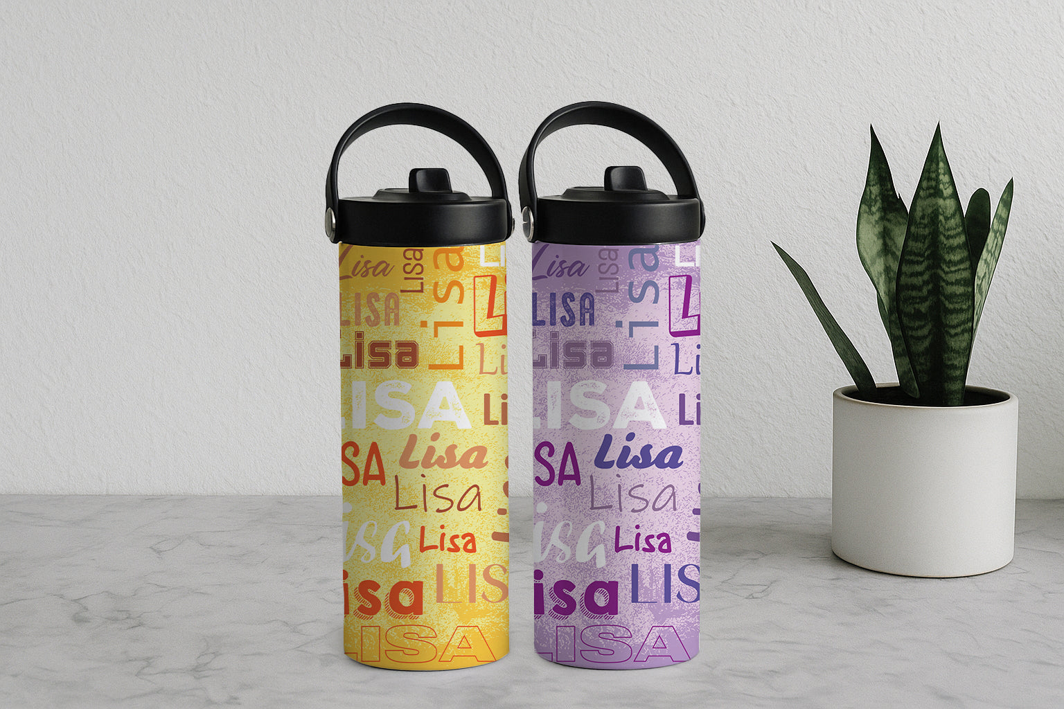 Personalize Your Steel Gym Bottle, Colorful Tumbler, BFF Matching Gift