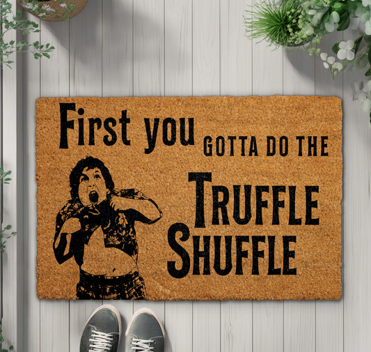 Geeky 80s Movie Quote Doormat, Fun Housewarming Gift for Movie Lovers