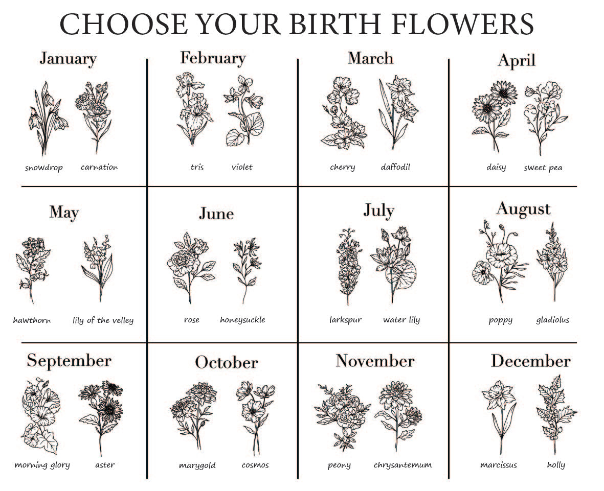 Personalized Birth Flower Tumbler, Perfect Bridesmaid or Birthday Gift!