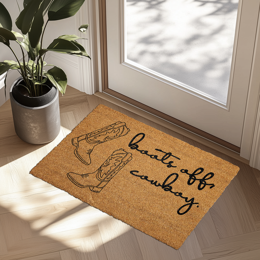 Western Welcome: Ranch Outdoor Cowboy Doormat, Southern Home Decor