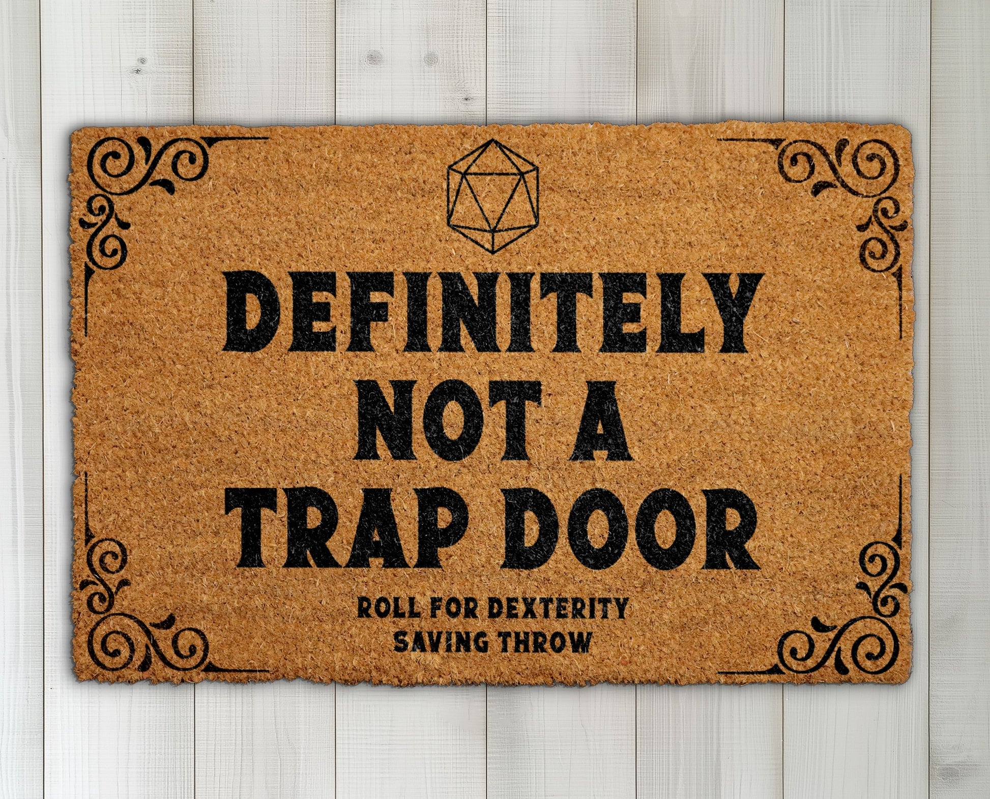 Level Up Your Entryway with a Funny D&D Welcome Mat