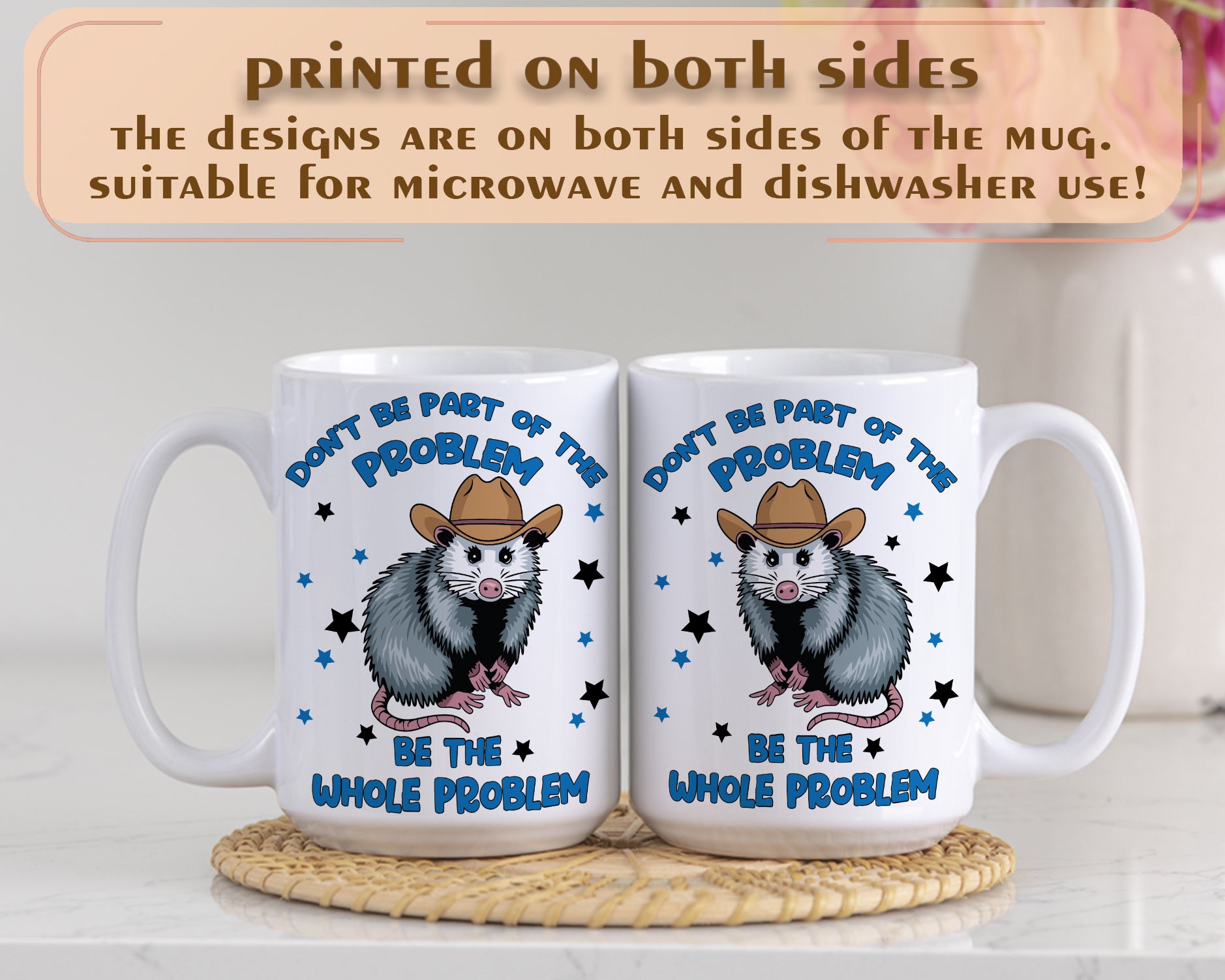 Embrace Chaos with 15oz Funny Rat Mug, Perfect Gift Idea