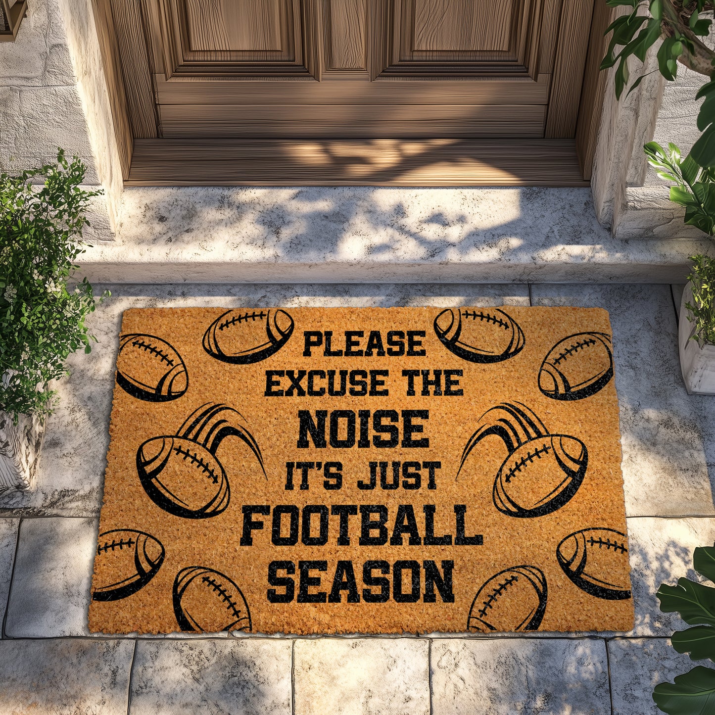 Football Season Doormat: For The Ultimate Sports Fan Home Decor