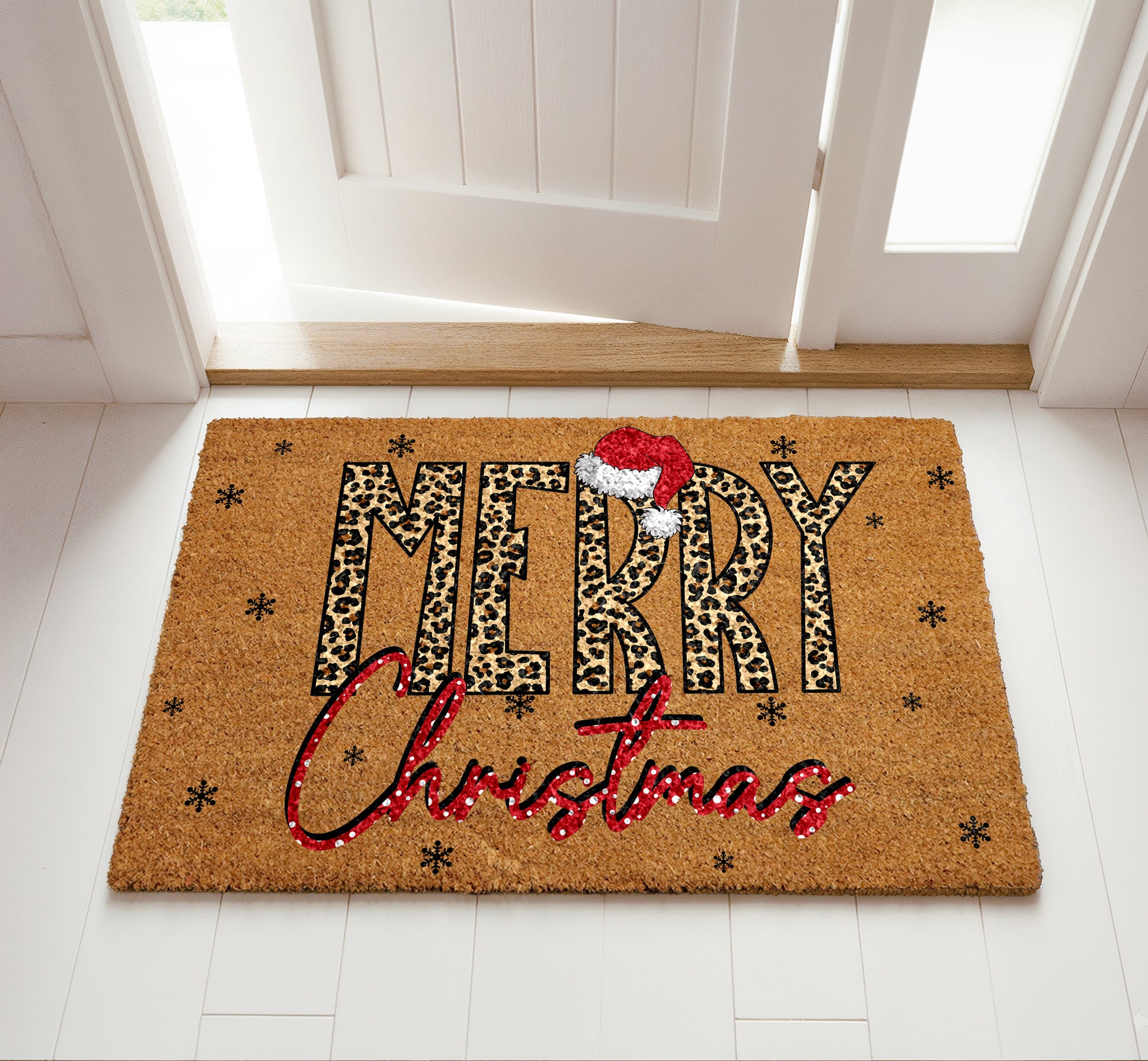 Liven Up Your Home with Festive Leopard Print Doormat