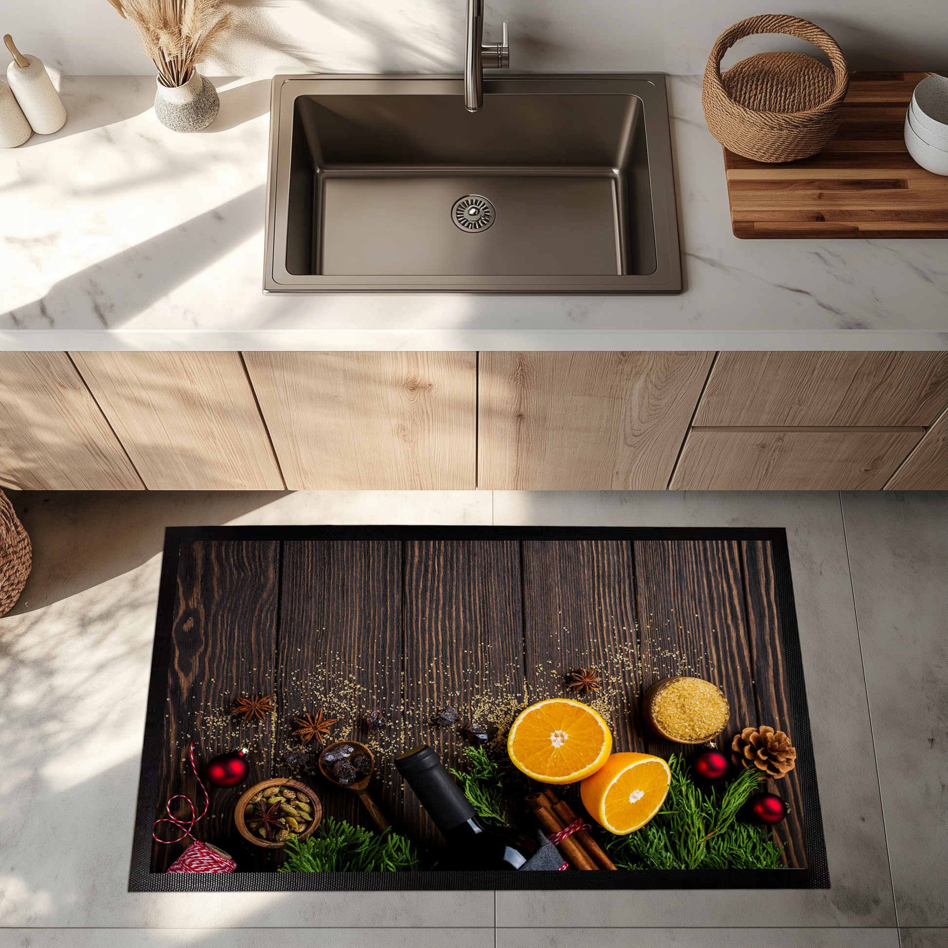 Cozy Kitchen Rug, Modern Mat: The Ultimate Housewarming Gift!