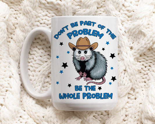 Embrace Chaos with 15oz Funny Rat Mug, Perfect Gift Idea